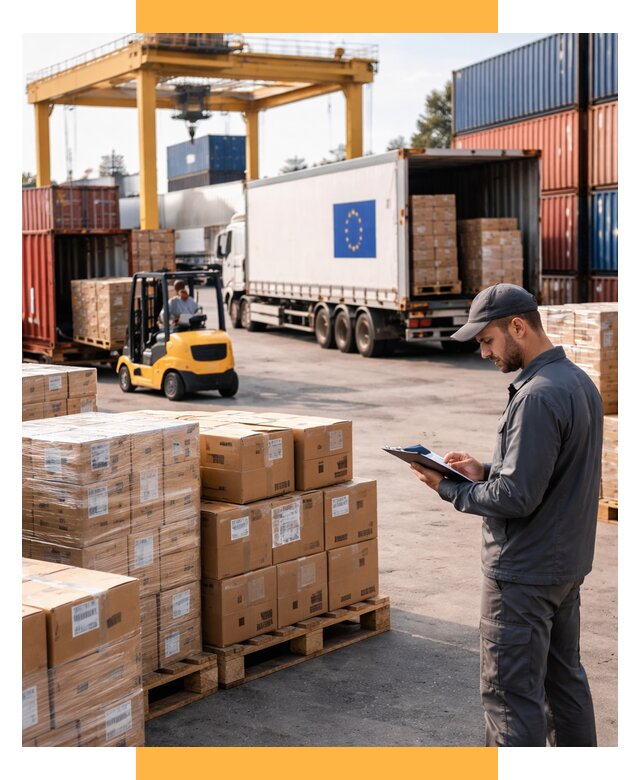 Доставка грузов из Европы от 12443 р., логистика СетСервис-Рсс