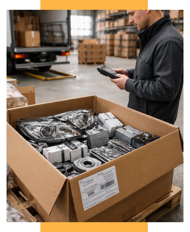 Доставка автозапчастей из Европы под ключ от 12961 р. | СетСервис-Рсс