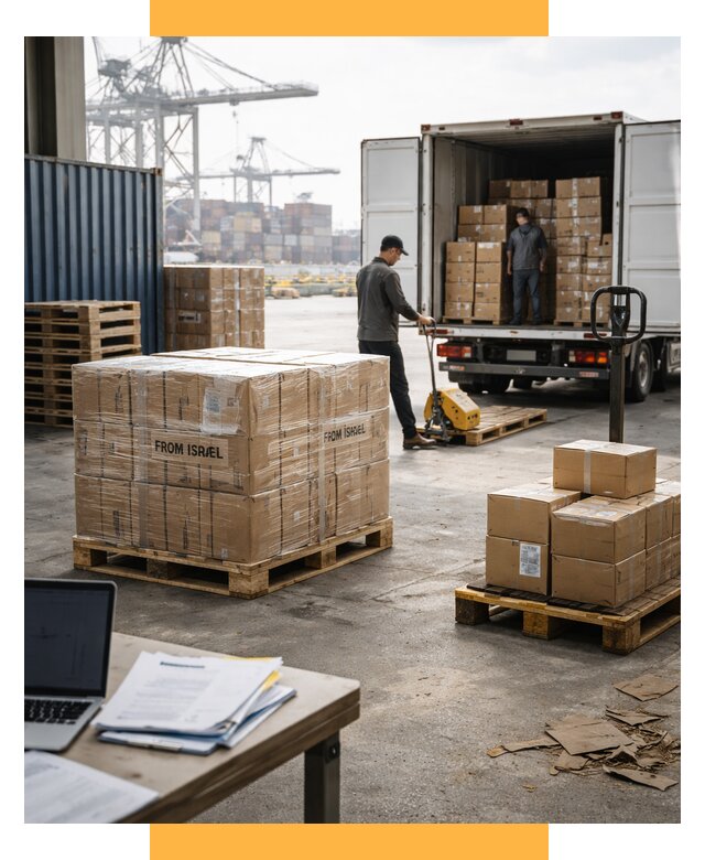 Доставка грузов из Израиля от 15554 р., логистика от СетСервис-Рсс