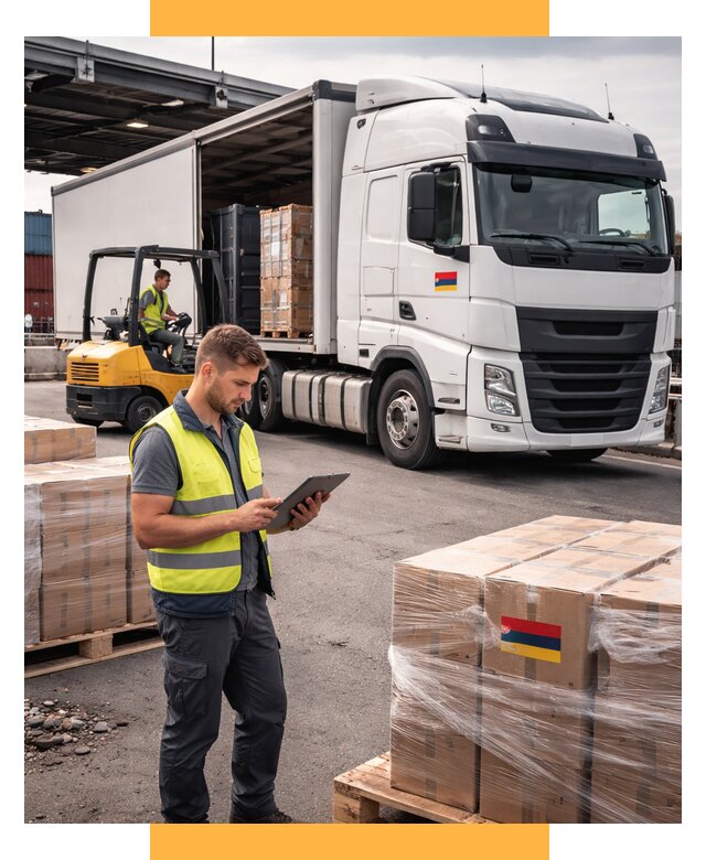 Автоперевозки из Армении от 98506 р. — услуги СетСервис-Рсс