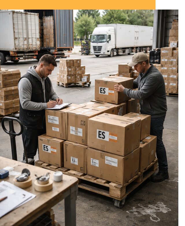 Доставка грузов в Испанию автотранспортом от 36292 руб