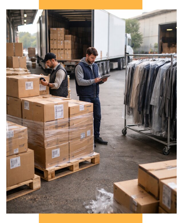 Перевозка и доставка одежды из Китая от 7777 р., СетСервис-Рсс