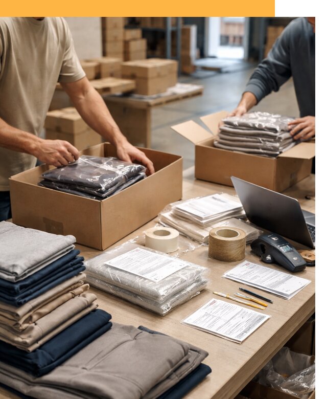 Перевозка одежды по миру от 7777 руб. с таможенным оформлением