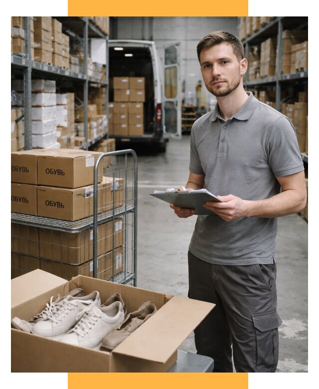 Доставка обуви из Китая и Турции от 4666 р. СетСервис-Рсс