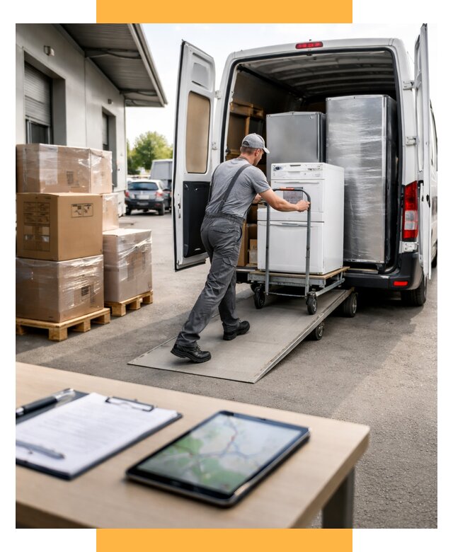 Перевозка бытовой техники от 6740 р. - логистика СетСервис-Рсс