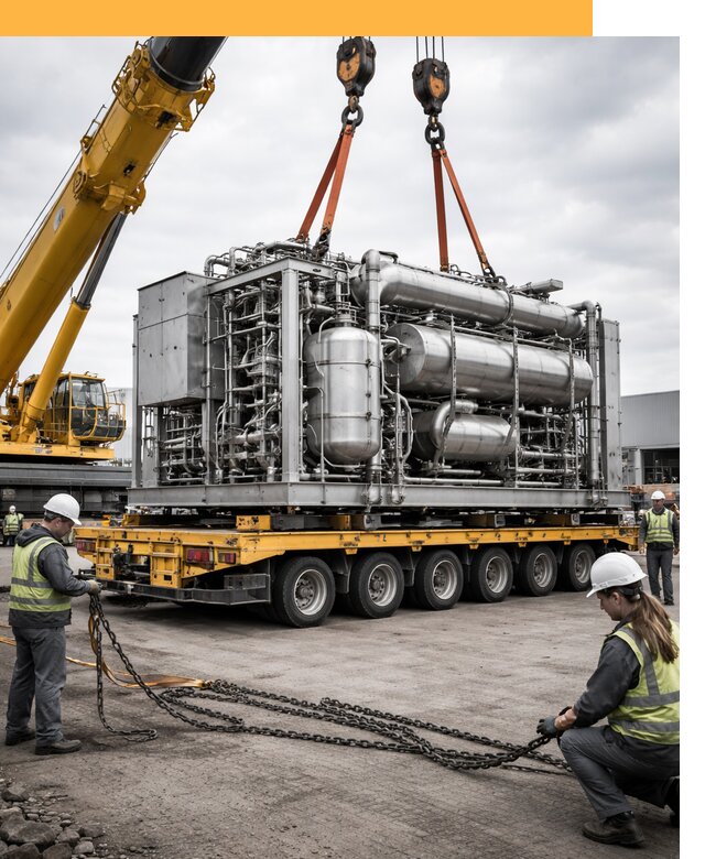 Перевозка тяжеловесных грузов по миру от 155535 руб