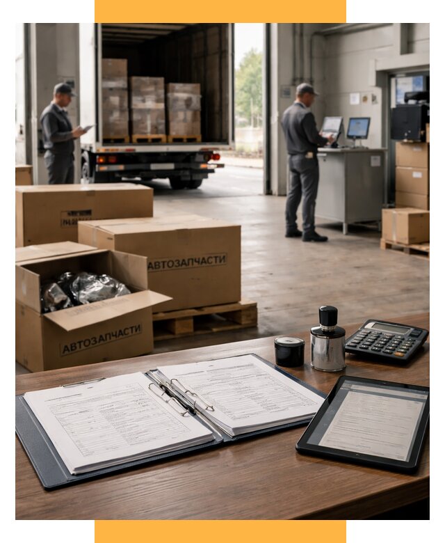 Таможенное оформление автозапчастей под ключ от 8814 р., СетСервис-Рсс