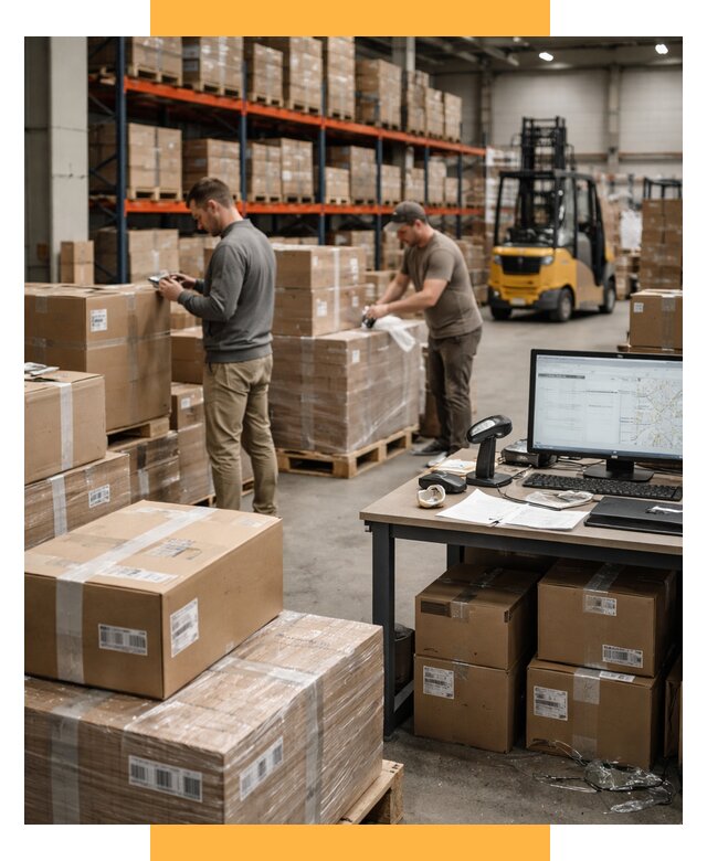 Склад консолидации в Европе от 6740 р., услуги СетСервис-Рсс