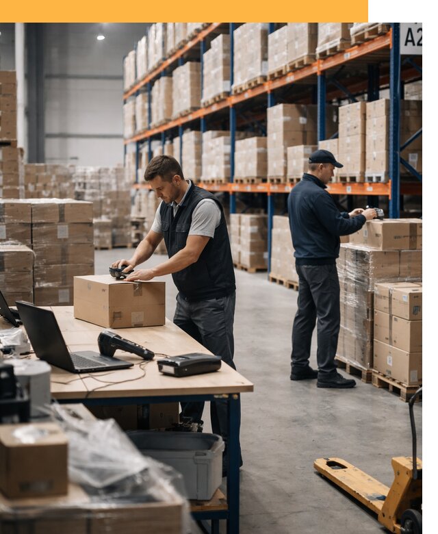 Склад консолидации в Европе: хранение, сортировка от 6740